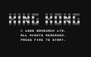 C64 GameBase King_Kong (Created_with_SEUCK) 1988