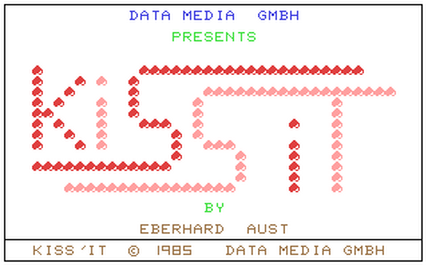 C64 GameBase Kissit Data_Media 1985