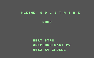 C64 GameBase Kleine_Solitair Commodore_Info 1987