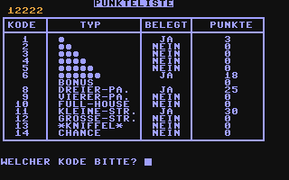 C64 GameBase Kniffel