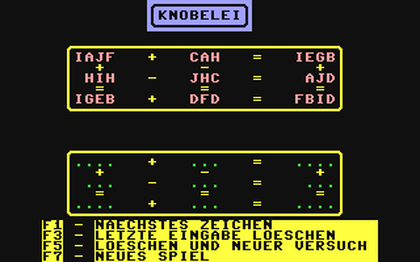 C64 GameBase Knobelei Roeske_Verlag/Compute_mit 1984