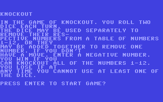 C64 GameBase Knockout Tab_Books,_Inc. 1981