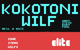 C64 GameBase Kokotoni_Wilf Elite 1984