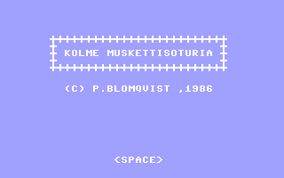 C64 GameBase Kolme_muskettisoturia Protocol_Productions_Oy/Floppy_Magazine_64 1987