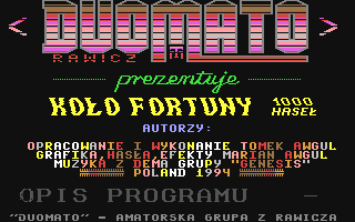 C64 GameBase Kolo_Fortuny Assassin_Software 1994