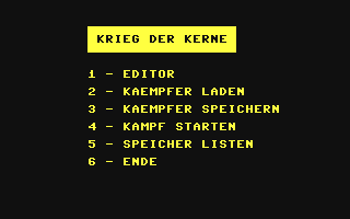 C64 GameBase Krieg_der_Kerne Markt_&_Technik/64'er 1988