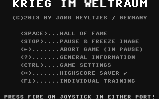 C64 GameBase Krieg_im_Weltraum (Public_Domain) 2013