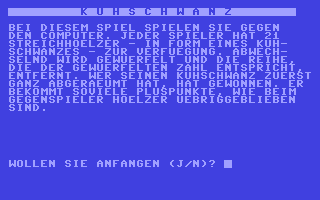 C64 GameBase Kuhschwanz iWT 1984