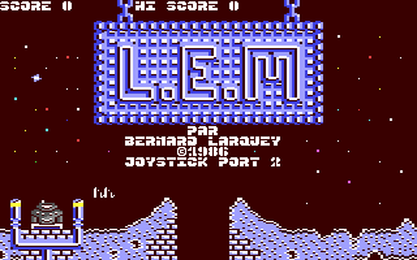 C64 GameBase LEM Infomedia 1986