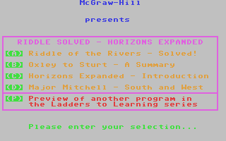 C64 GameBase Ladders_to_Learning_-_Explorers_V_-_A_Riddle_Solved,_Explanding_Horizons McGraw-Hill_Ryerson_Ltd. 1984