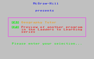 C64 GameBase Ladders_to_Learning_-_Geography_Tutor McGraw-Hill_Ryerson_Ltd. 1984