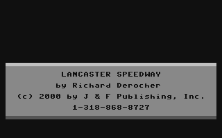 C64 GameBase Lancaster_Speedway Loadstar/J_&_F_Publishing,_Inc. 2000