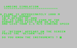 C64 GameBase Landing_Simulator Elcomp_Publishing,_Inc./Ing._W._Hofacker_GmbH 1984