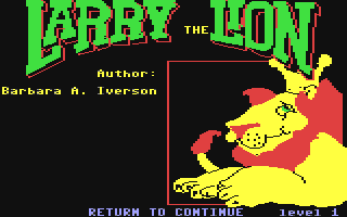 C64 GameBase Larry_the_Lion ideals_Publishing 1984