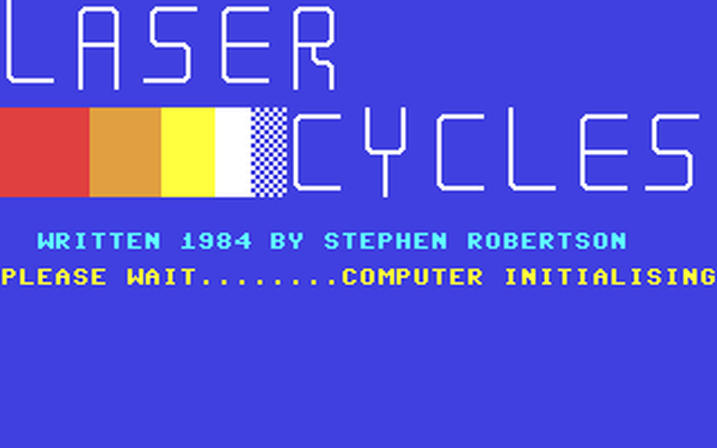 C64 GameBase Laser_Cycles Argus_Press_Software_(APS)/64_Tape_Computing 1984
