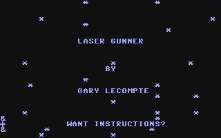C64 GameBase Laser_Gunner