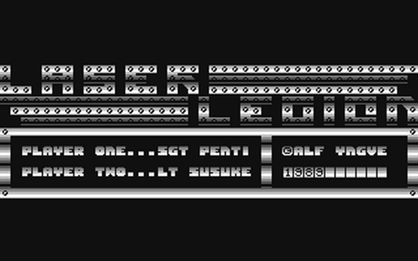 C64 GameBase Laser_Legion Binary_Zone_PD 1989
