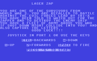 C64 GameBase Laser_Zap Commodore_Horizons_Magazine 1984