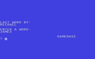 C64 GameBase Lastword Grisewood_&_Dempsey_Ltd. 1984