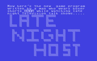C64 GameBase Late_Night_Host Micro_Text_Publications,_Inc. 1984