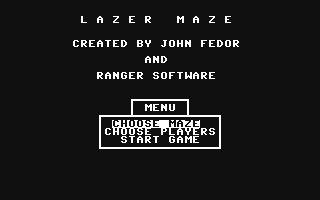 C64 GameBase Lazer_Maze Ranger_Software 1987