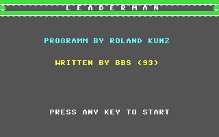 C64 GameBase Leaderman BB_Software 1993