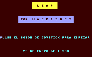 C64 GameBase Leap Macrisoft 1986