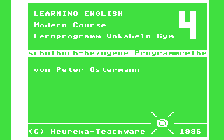 C64 GameBase Learning_English_-_Modern_Course_Gym_IV Heureka-Teachware 1986
