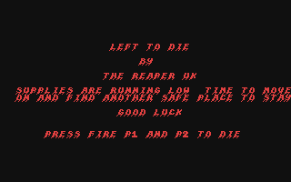 C64 GameBase Left_2_Die (Created_with_SEUCK) 2020