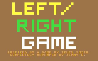 C64 GameBase Left/Right_Game Loadstar/Softalk_Production 1984