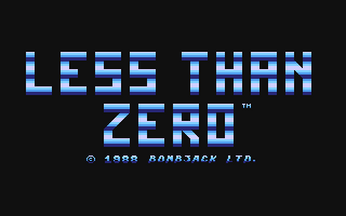 C64 GameBase Less_Than_Zero (Created_with_SEUCK) 1988