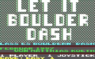 C64 GameBase Let_It_Boulder_Dash (Not_Published) 1997