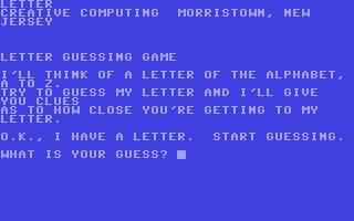 C64 GameBase Letter Creative_Computing 1978
