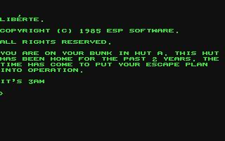 C64 GameBase Libérte ESP_Software 1985