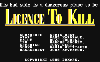 C64 GameBase Licence_to_Kill Domark 1989