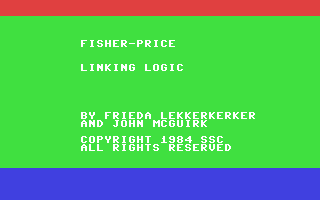 C64 GameBase Linking_Logic Spinnaker_Software/Fisher-Price_Learning_Software 1984