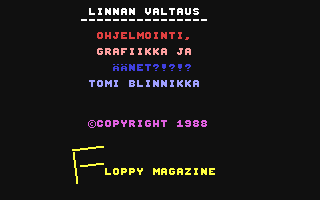 C64 GameBase Linnan_valtaus Protocol_Productions_Oy/Floppy_Magazine_64 1988
