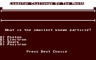 C64 GameBase Loadstar_Challenge Loadstar/Softdisk_Publishing,_Inc. 1987
