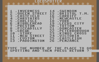 C64 GameBase Locospotter Ashley_Greenup 1984