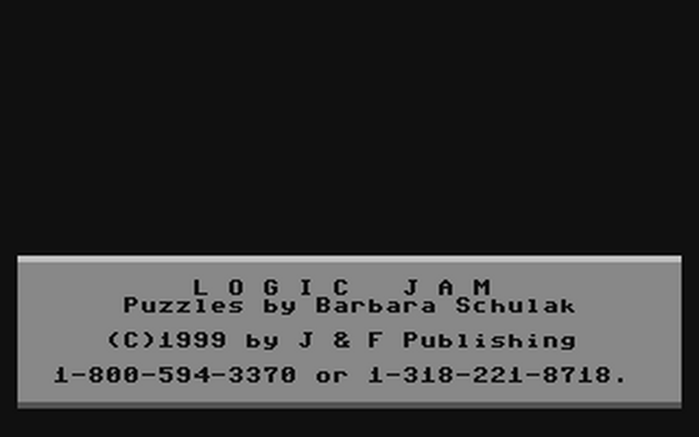C64 GameBase Logic_Jam Loadstar/J_&_F_Publishing,_Inc. 1999