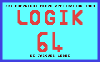 C64 GameBase Logik_64 Micro_Application 1983