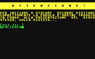 C64 GameBase Lucius_-_Aut_Caesar... Edizioni_Hobby/Explorer 1987