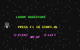 C64 GameBase Lunar_Adventure Tecnopress_Oy 1985