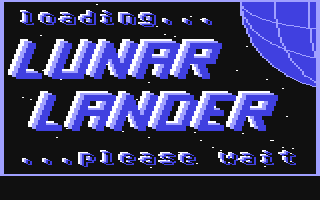 C64 GameBase Lunar_Lander S+S_Soft_Vertriebs_GmbH 1985