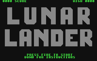 C64 GameBase Lunar_Lander (Public_Domain) 2017