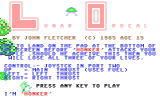C64 GameBase Lunar_Ordeal Argus_Specialist_Publications_Ltd./Your_Commodore 1986