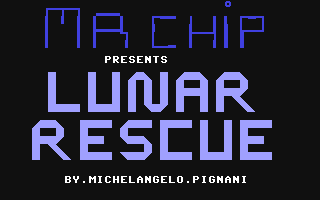 C64 GameBase Lunar_Rescue Mr._Chip_Software 1984