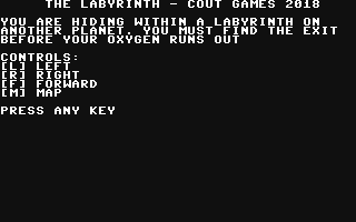 C64 GameBase Labyrinth,_The (Not_Published) 2018