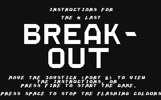 C64 GameBase Last_Breakout,_The