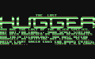 C64 GameBase Last_Hugger,_The The_New_Dimension_(TND) 2018